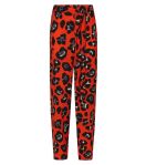 cameo-rose-red-animal-print-trousers